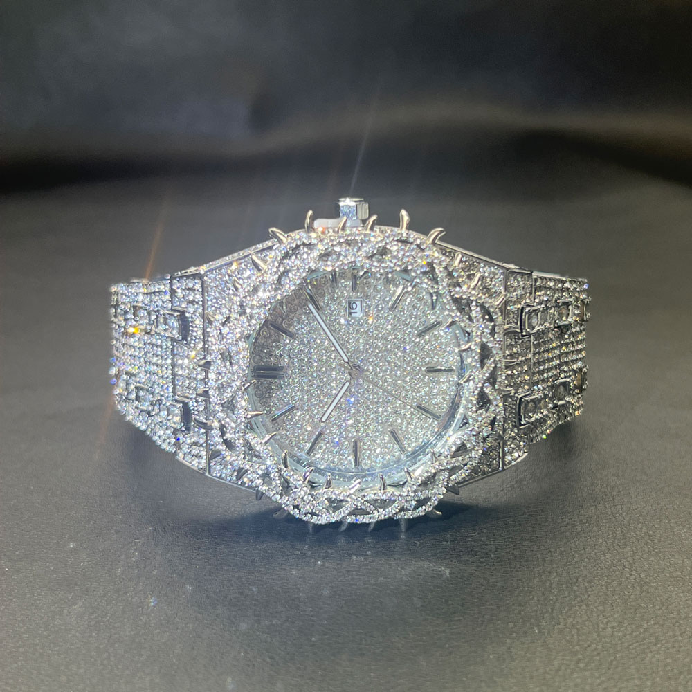 Jewelry Watches Men - MISSFOX Hot Fashion Full Diamond Watches