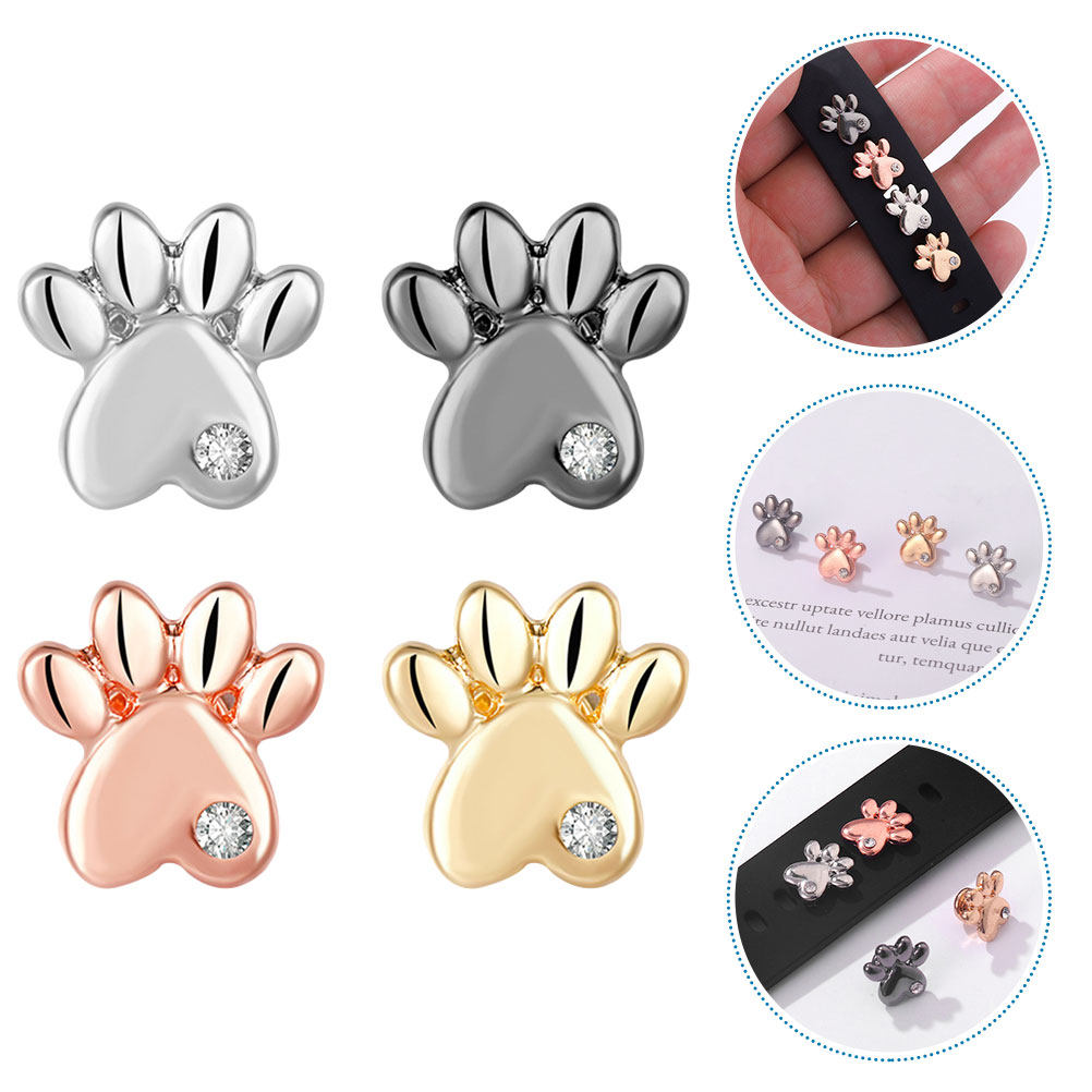 Watch Strap Replacement - 4Pcs Cat Paw Watchband Nails Delicate