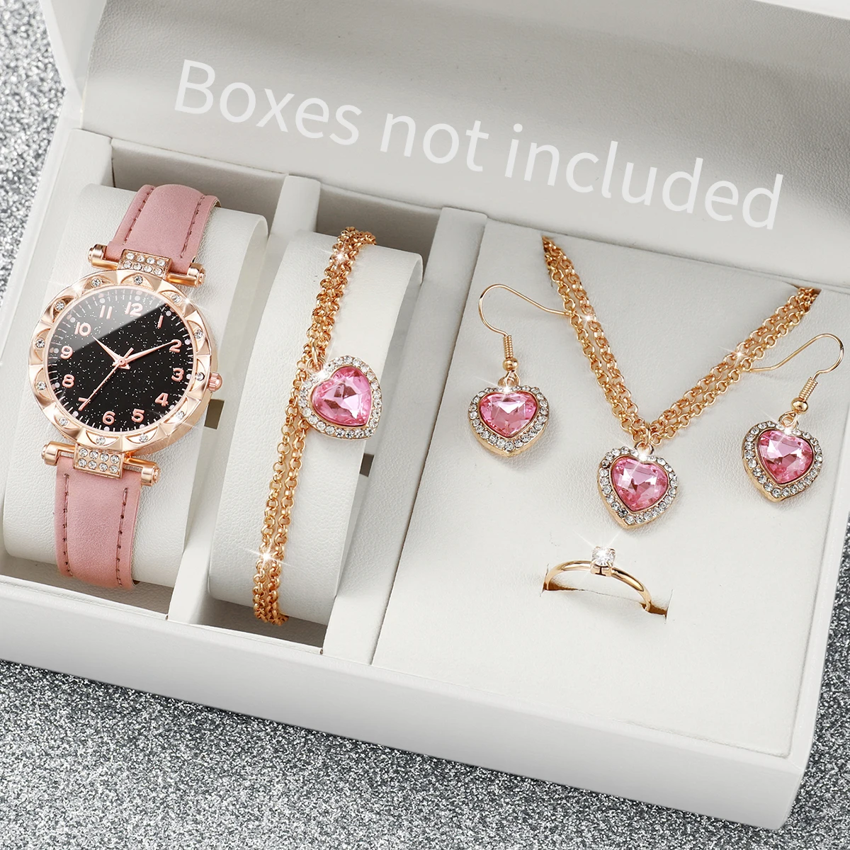Jewelry Diamond Watches - 6 Pcs/set Fashion Starry Sky Women