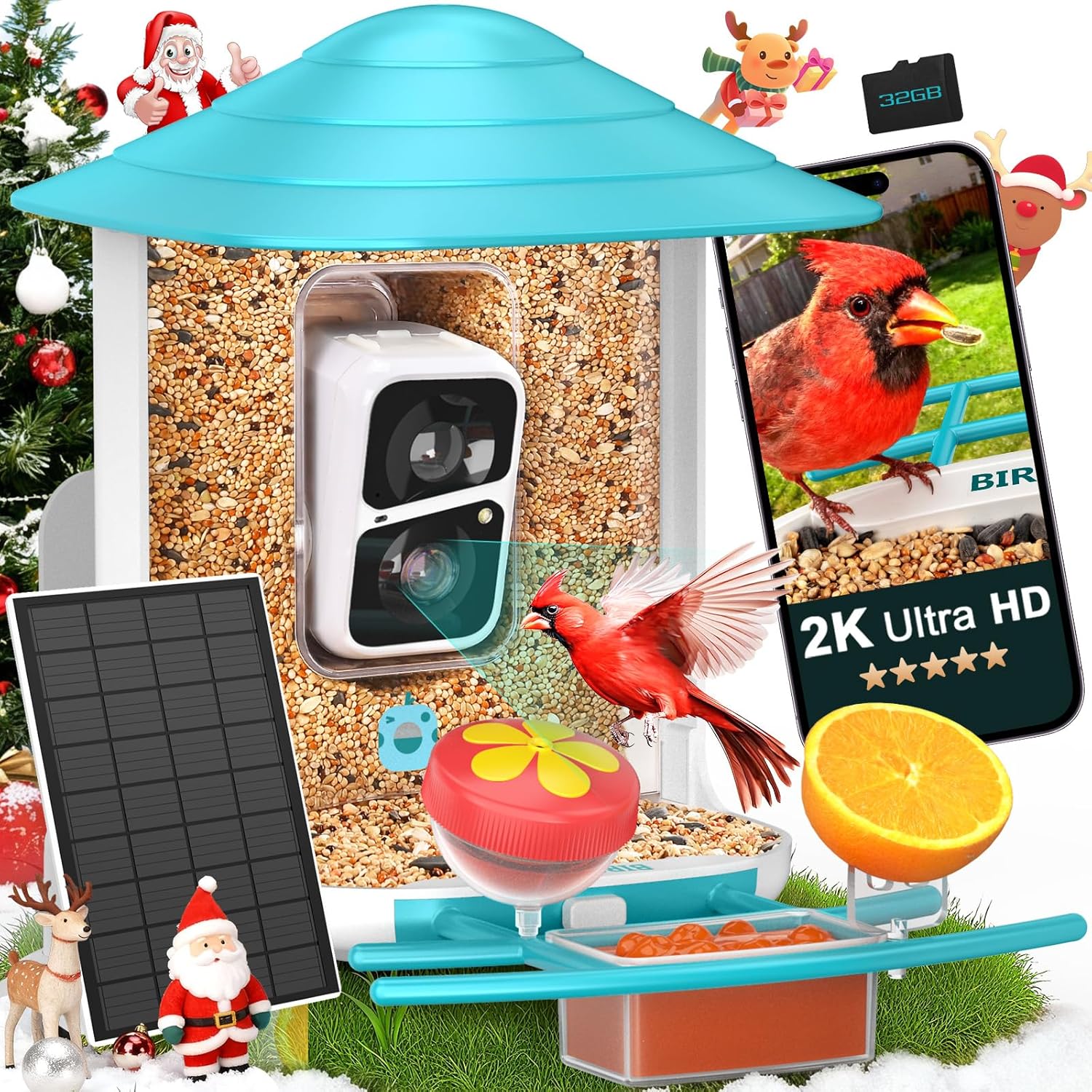 Watches & Jewelry Repair Center New York Reviews - 2K HD Bird Feeder Camera with