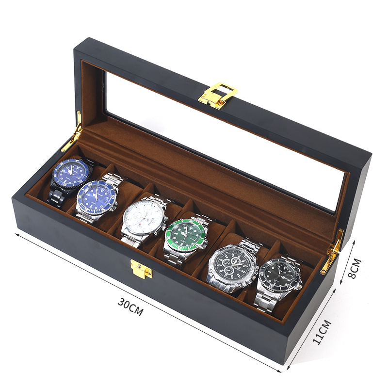 6/10/12 Grids Luxury Handmade  - Jewelry Box That Holds Watches 评论和价格