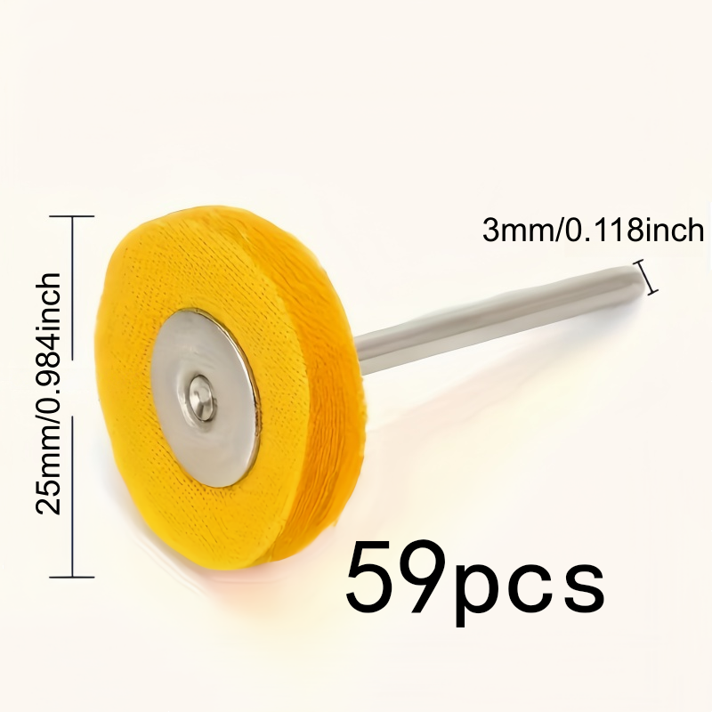 59Pcs 3mm Yellow Polishing Clo - Jewelry Watch 评论和价格