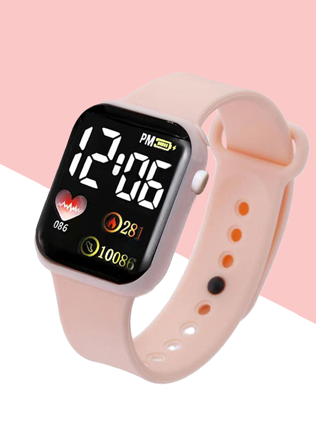6PCS Love Square digital displ - Jewelry Watches For Kids 评论和价格