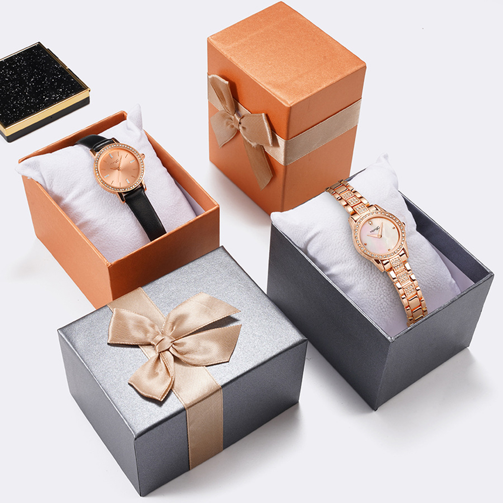 New Bowknot Watch Box with Pil - Mystery Jewelry Jar Watches 评论和价格