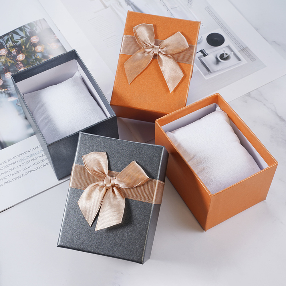 New Bowknot Watch Box with Pil - Mystery Jewelry Jar Watches 评论和价格