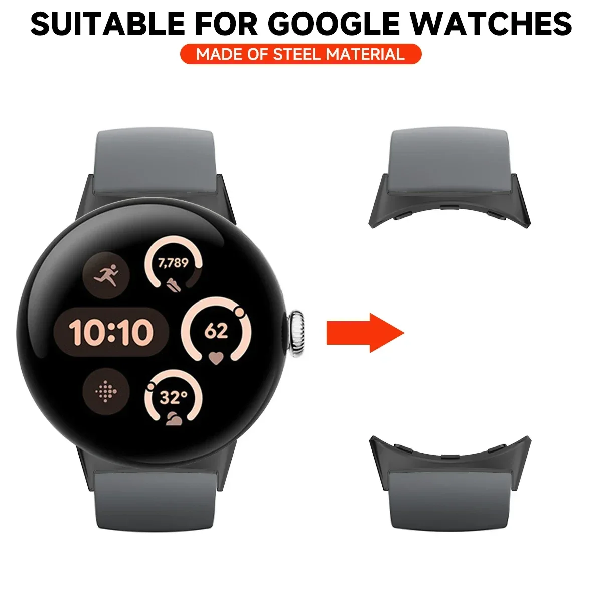 2pcs Watch Strap Connector Ada - Watch Strap Replacement 评论和价格