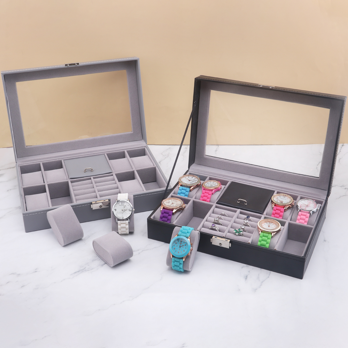8-grid light luxury watch and  - Jewelry Box That Holds Watches 评论和价格