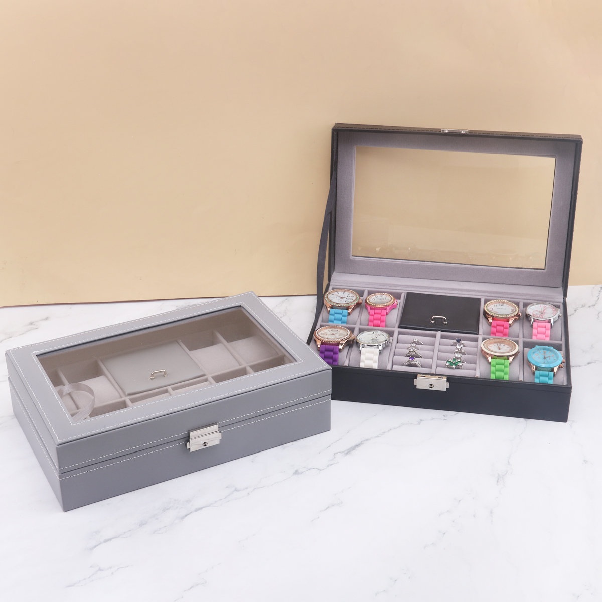 8-grid light luxury watch and  - Jewelry Box That Holds Watches 评论和价格