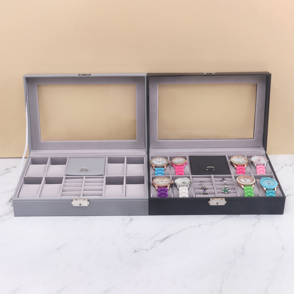 8-grid light luxury watch and  - Jewelry Box That Holds Watches 评论和价格