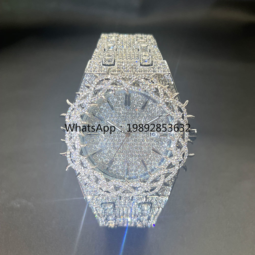 MISSFOX Hot Fashion Full Diamo - Jewelry Watches Men 评论和价格