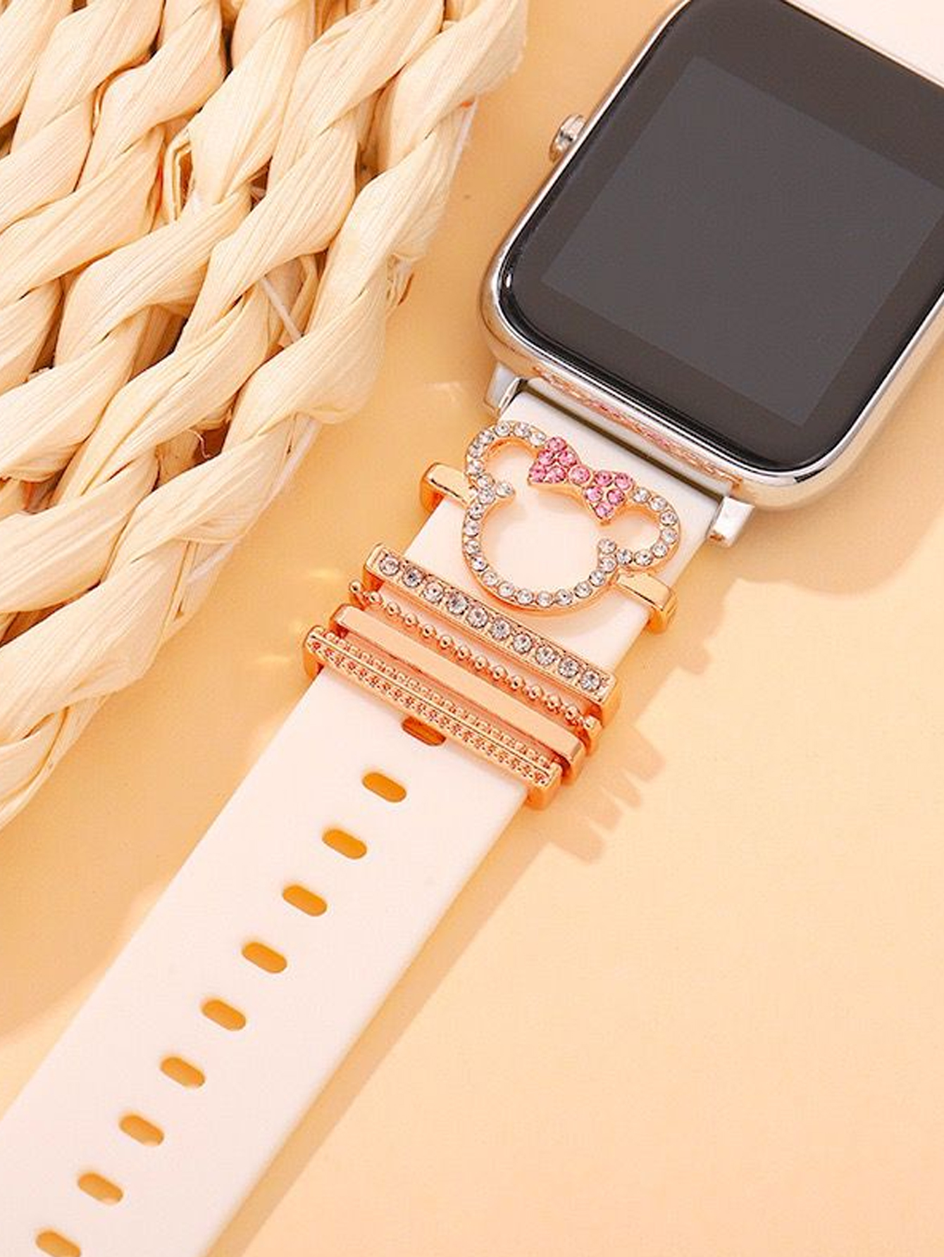 5pcs Metal Charm Decorative Ri - Jewelry Diamond Watches 评论和价格