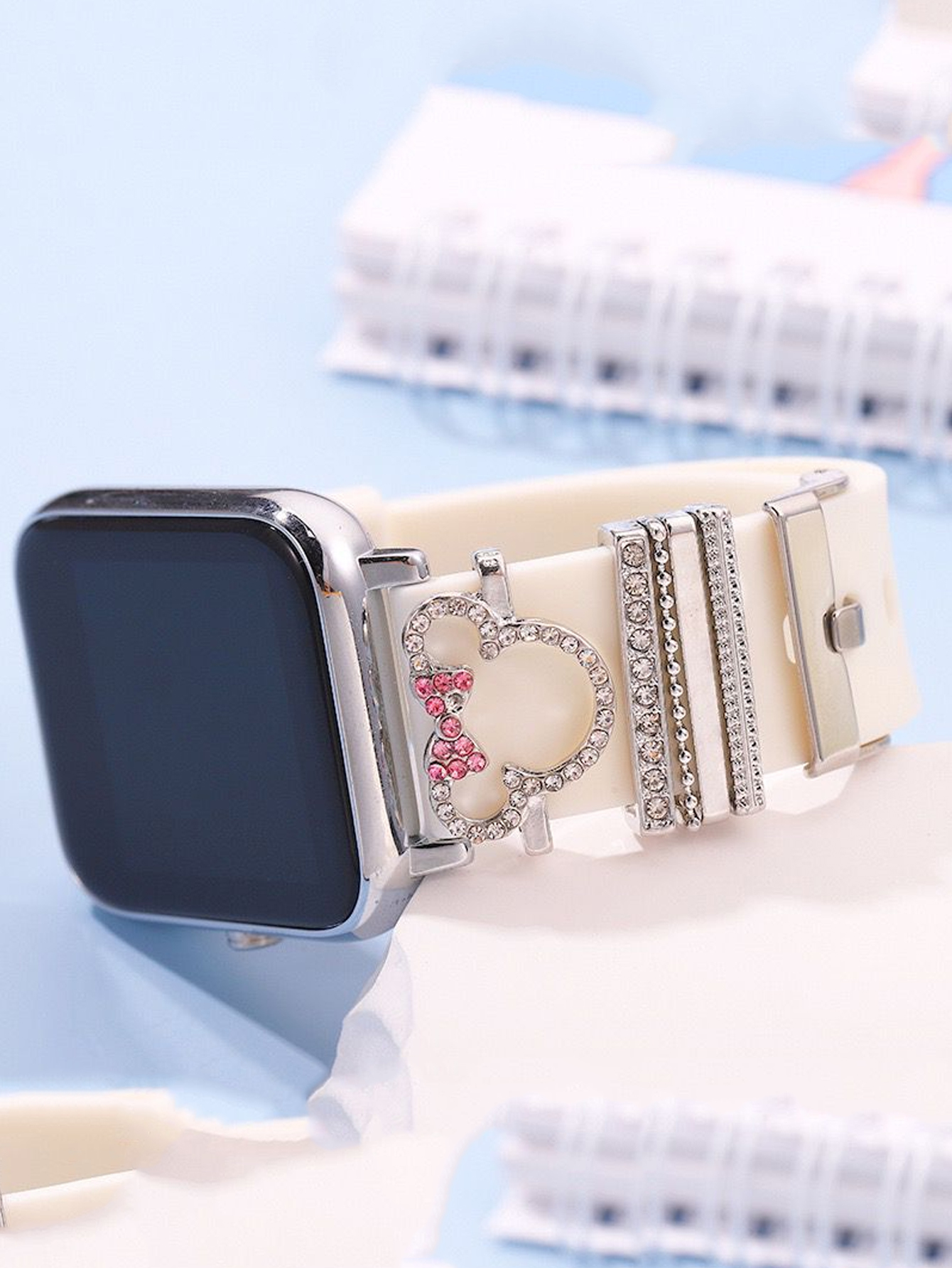 5pcs Metal Charm Decorative Ri - Jewelry Diamond Watches 评论和价格