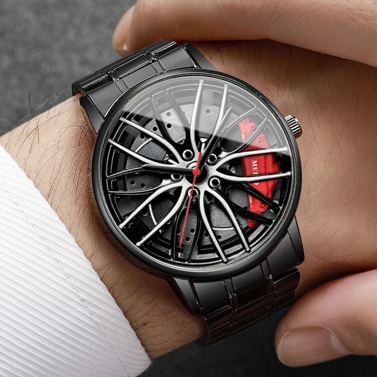 4PCS/Set Fashion 3d Car Wheel  - Jewelry Watches Men 评论和价格