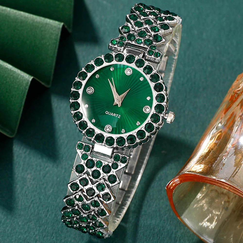 Women Fashion Watches Heart Rh - Mystery Jewelry Jar Watches 评论和价格