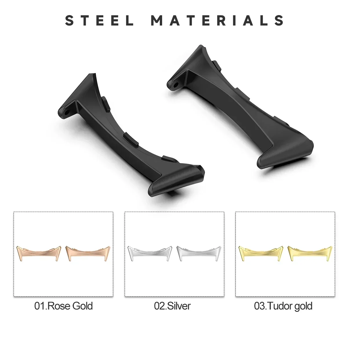 2pcs Watch Strap Connector Ada - Watch Strap Replacement 评论和价格