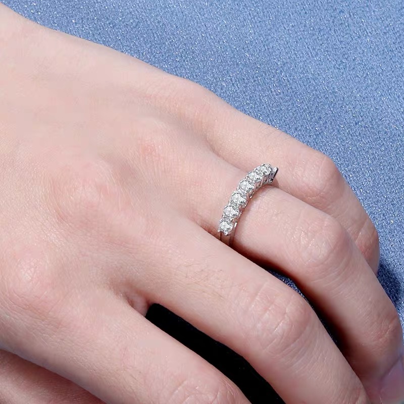 YHAMNI GRA 0.7CT All Moissanit - Moissanite Ring 评论和价格