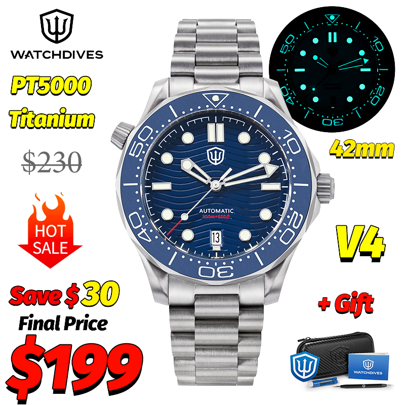 Watchdives WD007 V4 007 NTTD M - Jewelry Watch 评论和价格