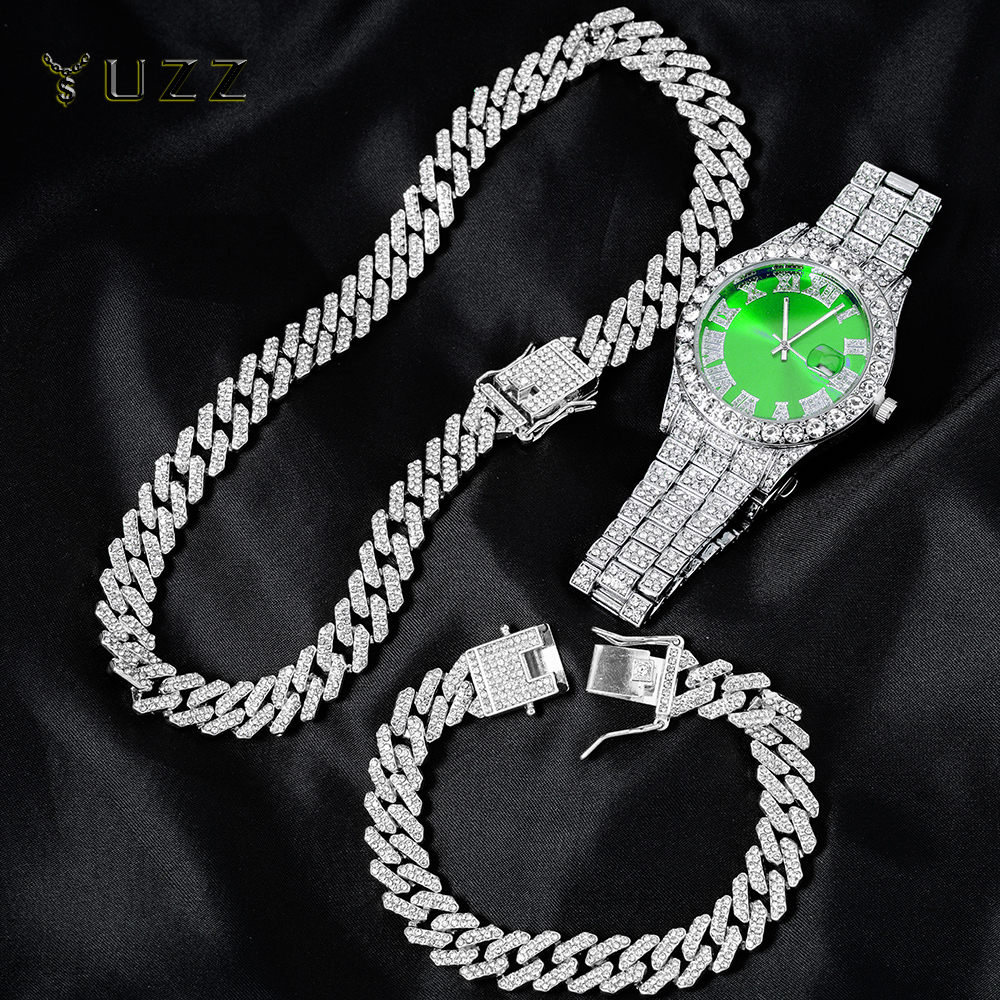 Silver Color Cuban Chain Watch - Jewelry Watches For Kids 评论和价格