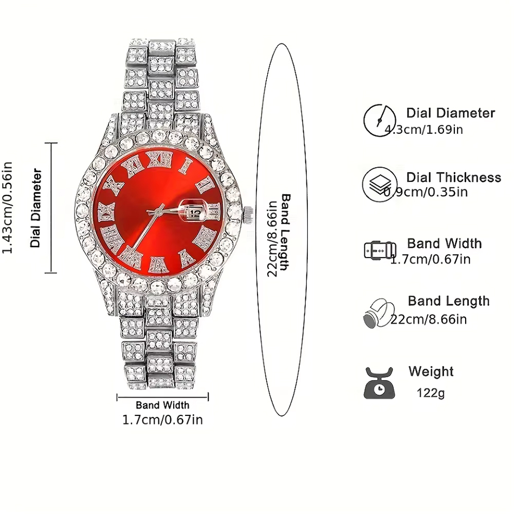 Silver Color Cuban Chain Watch - Jewelry Watches For Kids 评论和价格