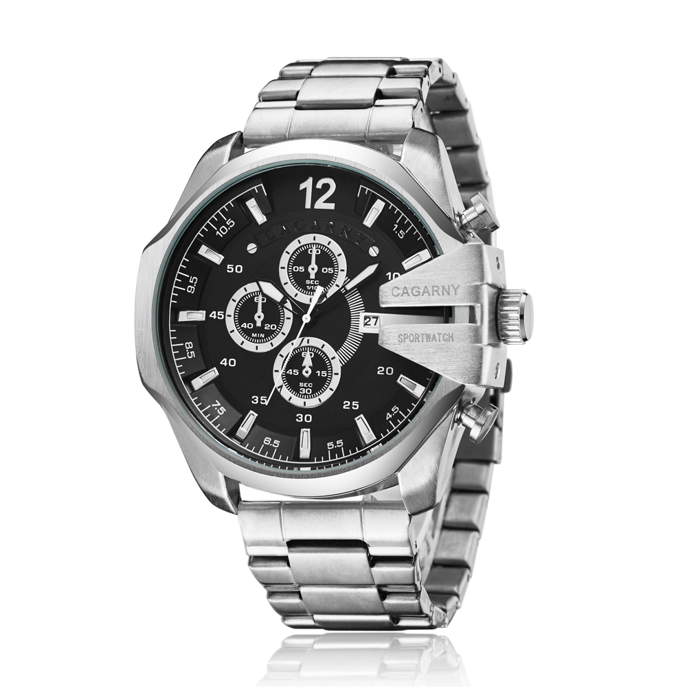 Cagarny Luxury Brand Waterproo - Jewelry Watches Men 评论和价格