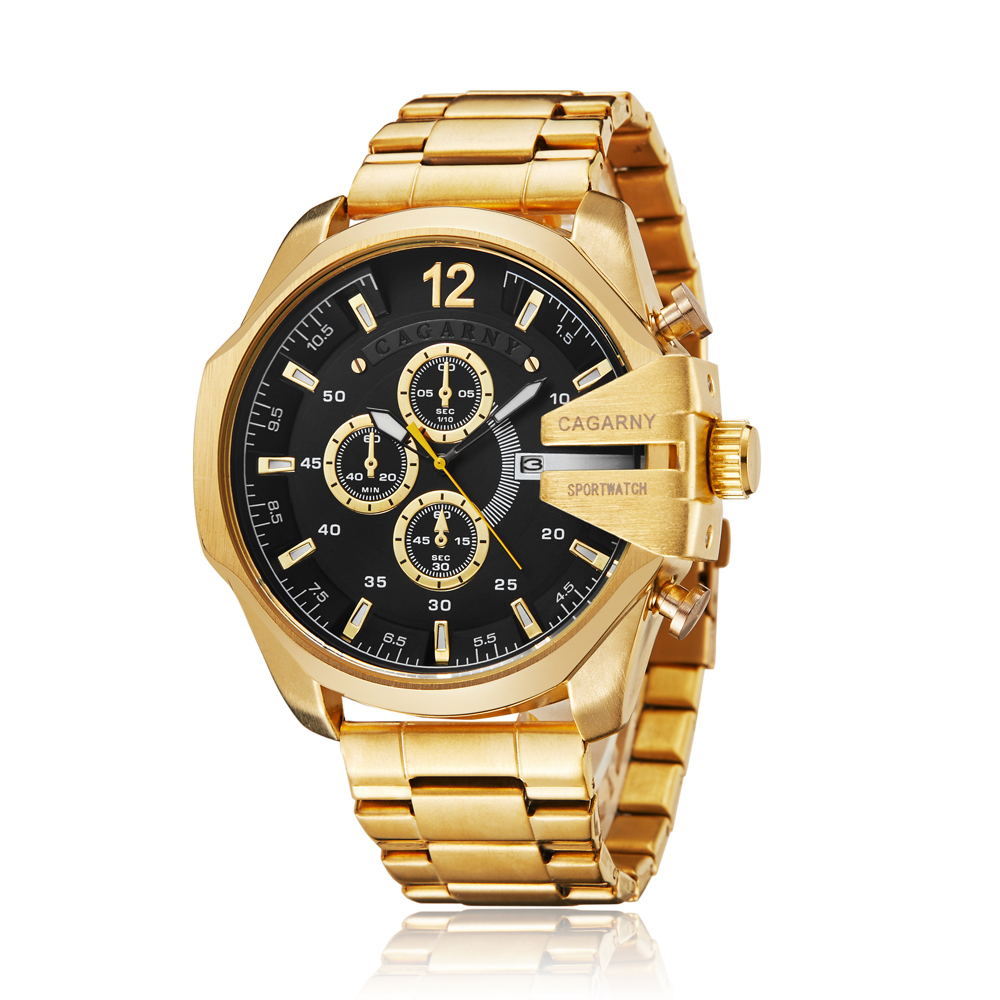 Cagarny Luxury Brand Waterproo - Jewelry Watches Men 评论和价格