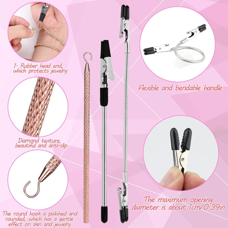 3PCS Bracelet Helper Tool Set, - Mystery Jewelry Jar Watches 评论和价格
