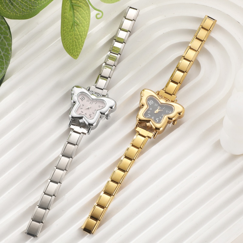 New Gold Color Pretty Butterfl - Mystery Jewelry Jar Watches 评论和价格