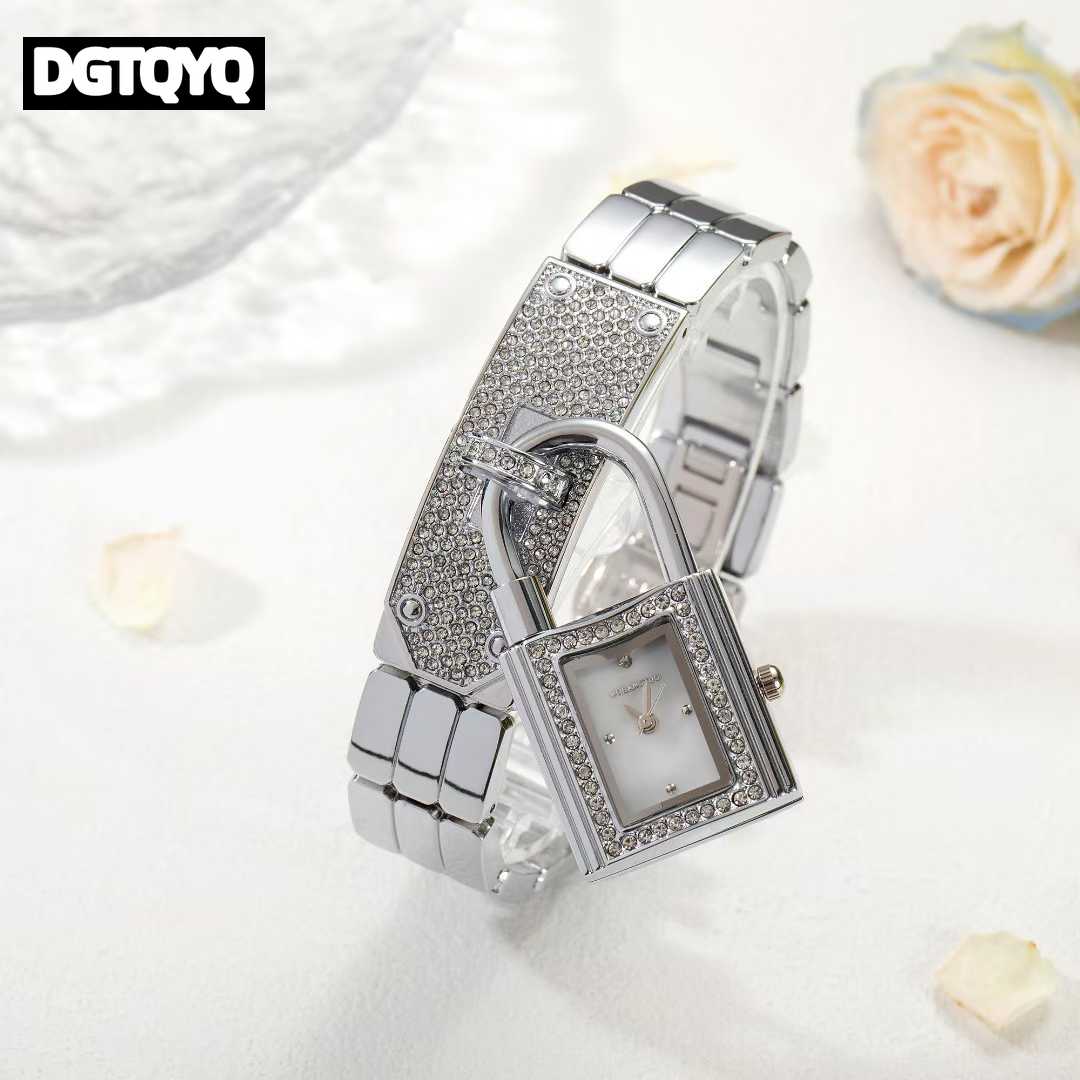Ladies Sliver Detachable Lock  - Jewelry Diamond Watches 评论和价格