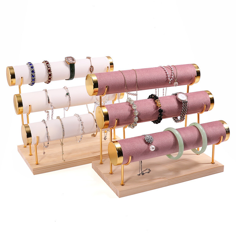 1/3-Layer Jewelry Rack Wooden  - Mystery Jewelry Jar Watches 评论和价格