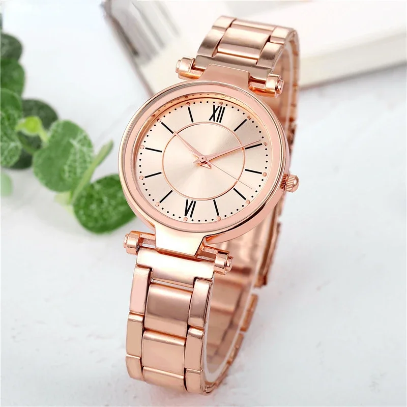 Luxury Rose Gold Stainless Ste - Mystery Jewelry Jar Watches 评论和价格