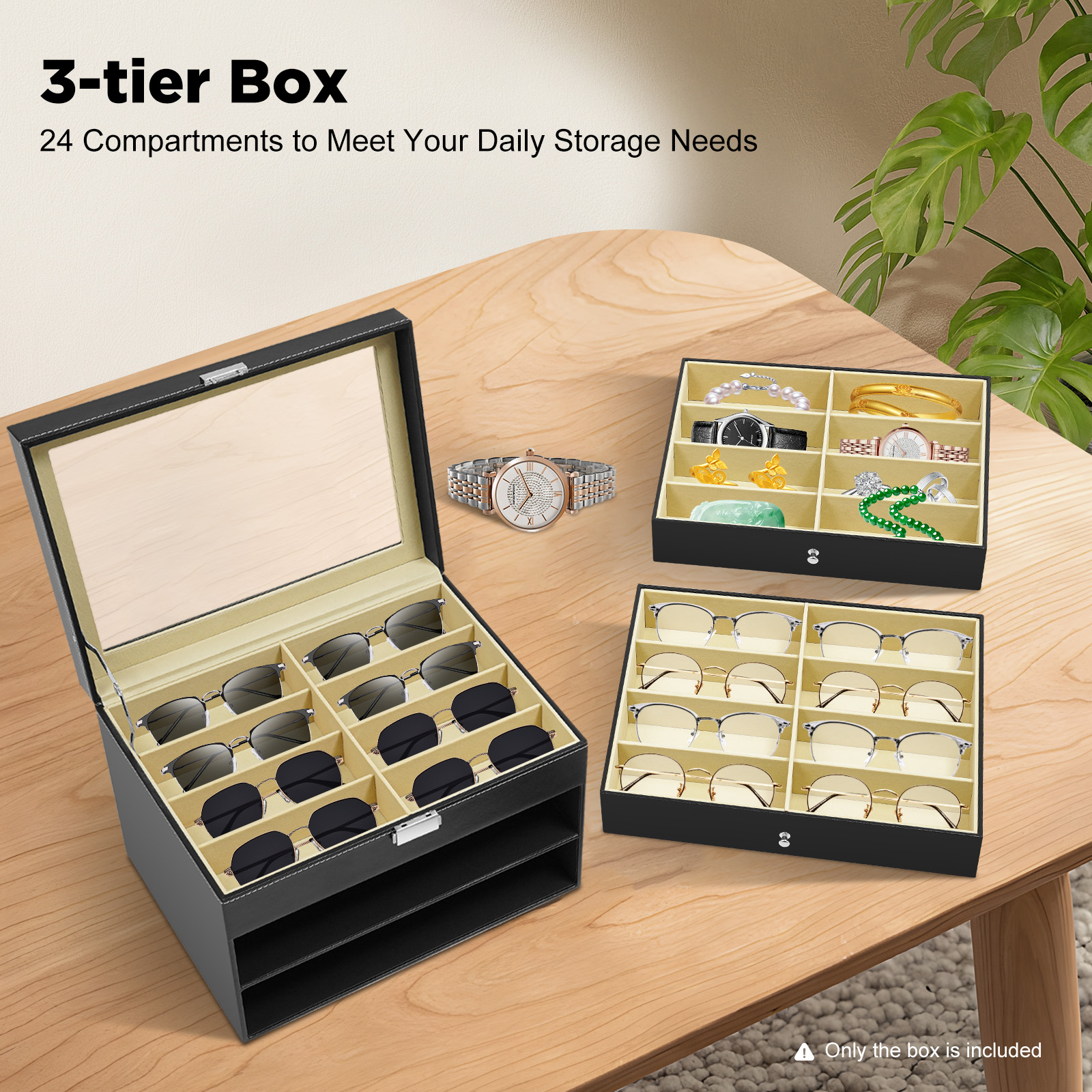 Eyeglasses Display Case 24 Com - Jewelry Eyewear Watches & Accessories 评论和价格