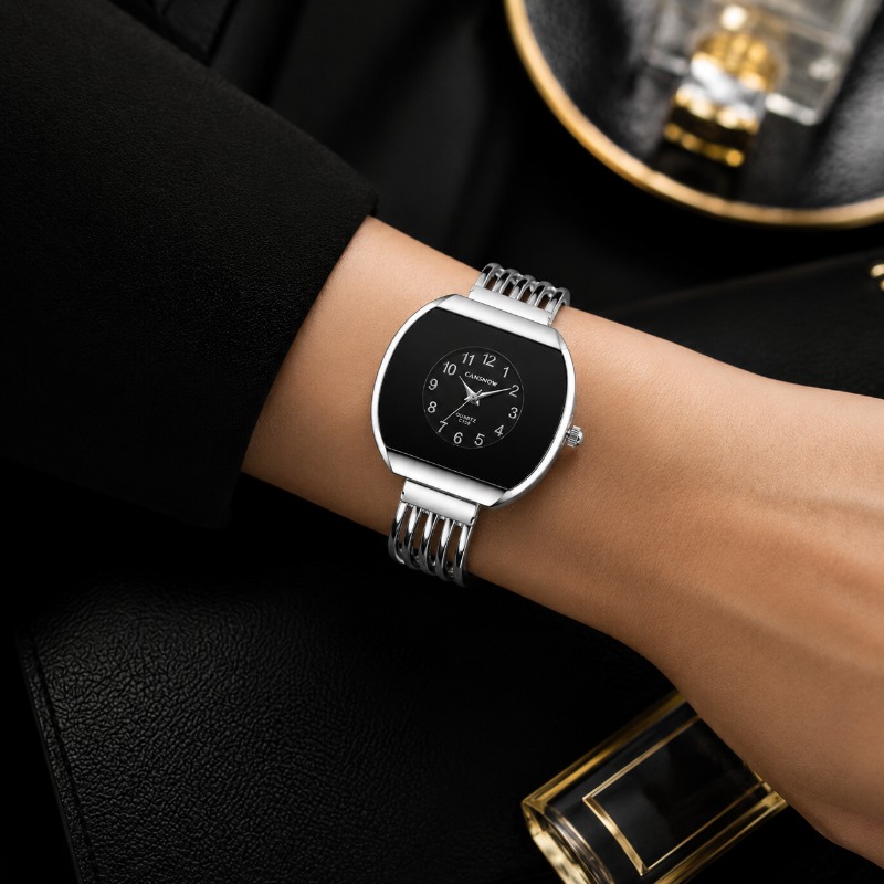 Vintage Style Hollow Open Bang - Vintage Jewelry Watches Women 评论和价格