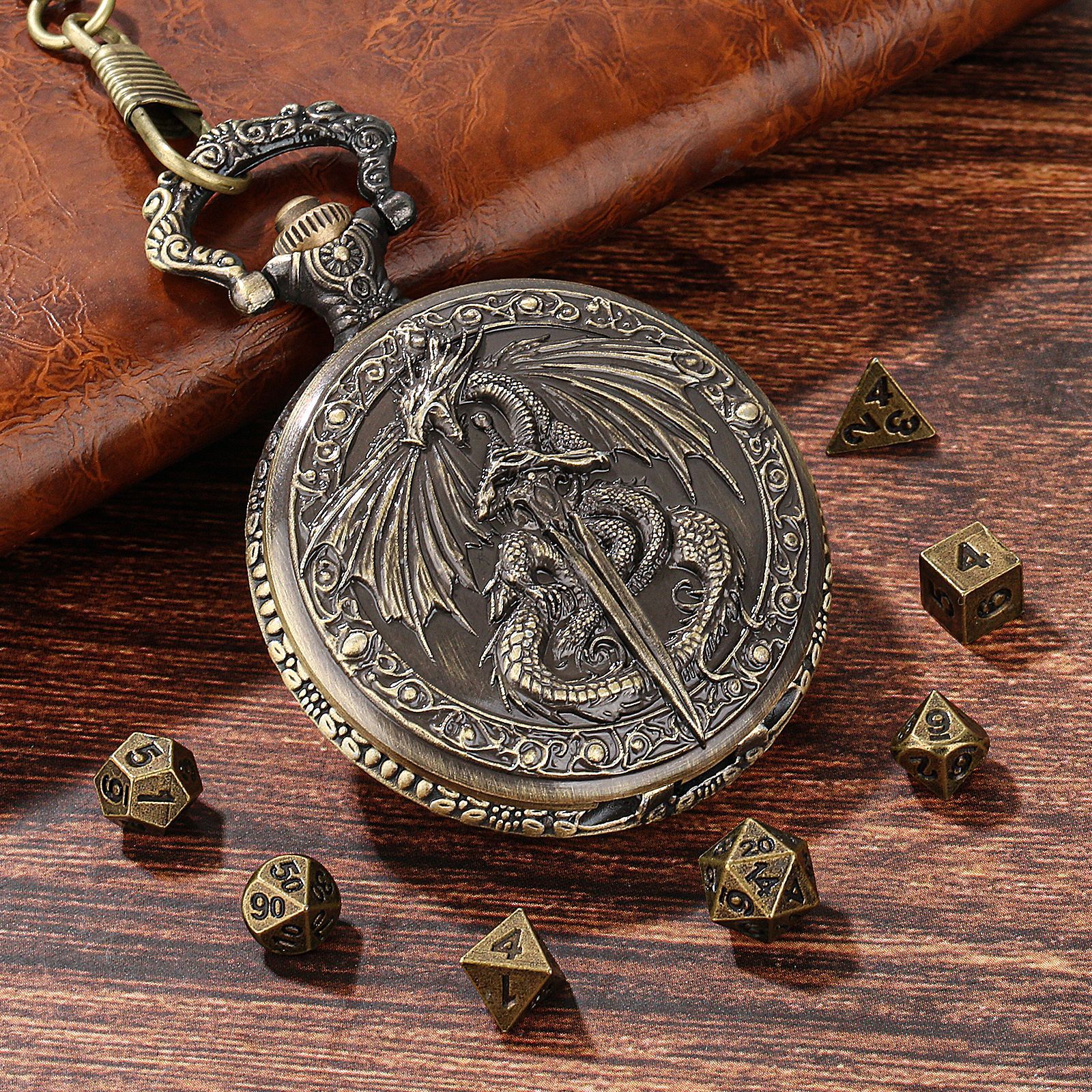Retro Three Flying Dragon Hold - Jewelry Box That Holds Watches 评论和价格