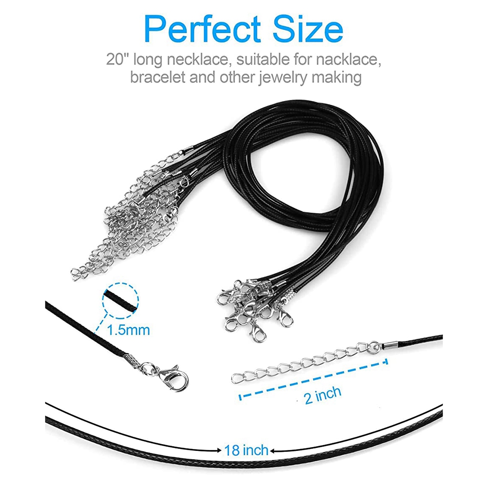ABQR 24PCS Cord Necklace, 20 i - Jewelry & Watches Review 评论和价格