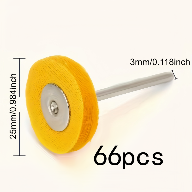 66Pcs 3mm Yellow Polishing Clo - Jewelry Watch 评论和价格