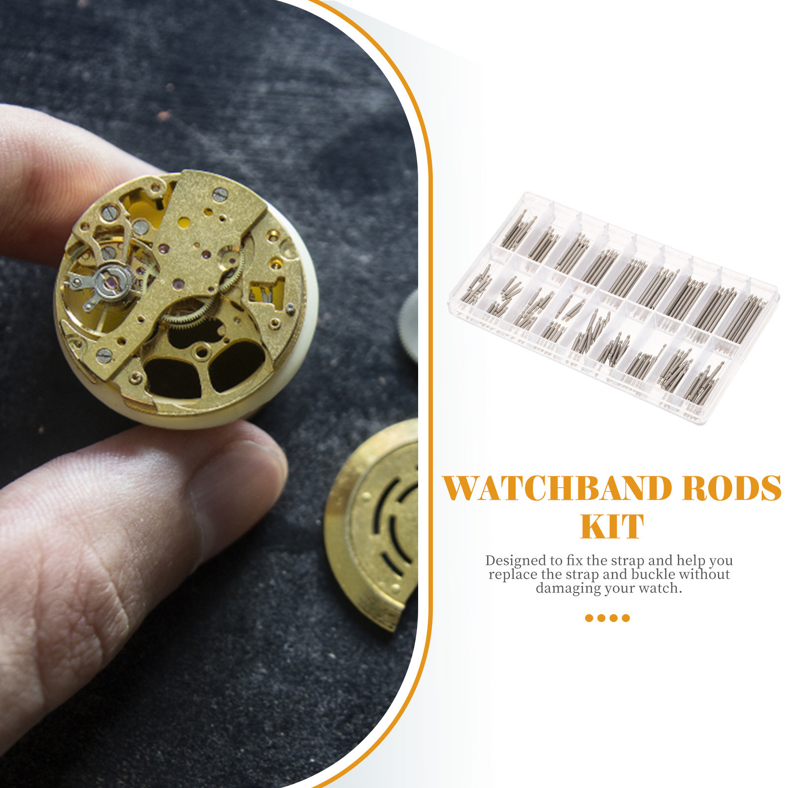 180Pcs Watch Band Spring Link  - Watch Strap Replacement 评论和价格