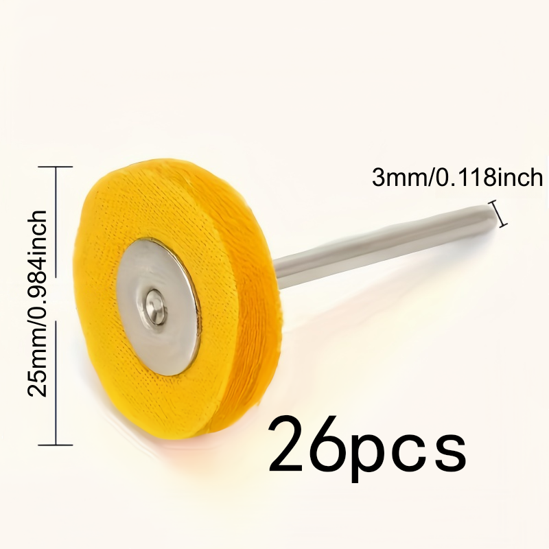 26Pcs 3mm Yellow Polishing Clo - Jewelry Watch 评论和价格