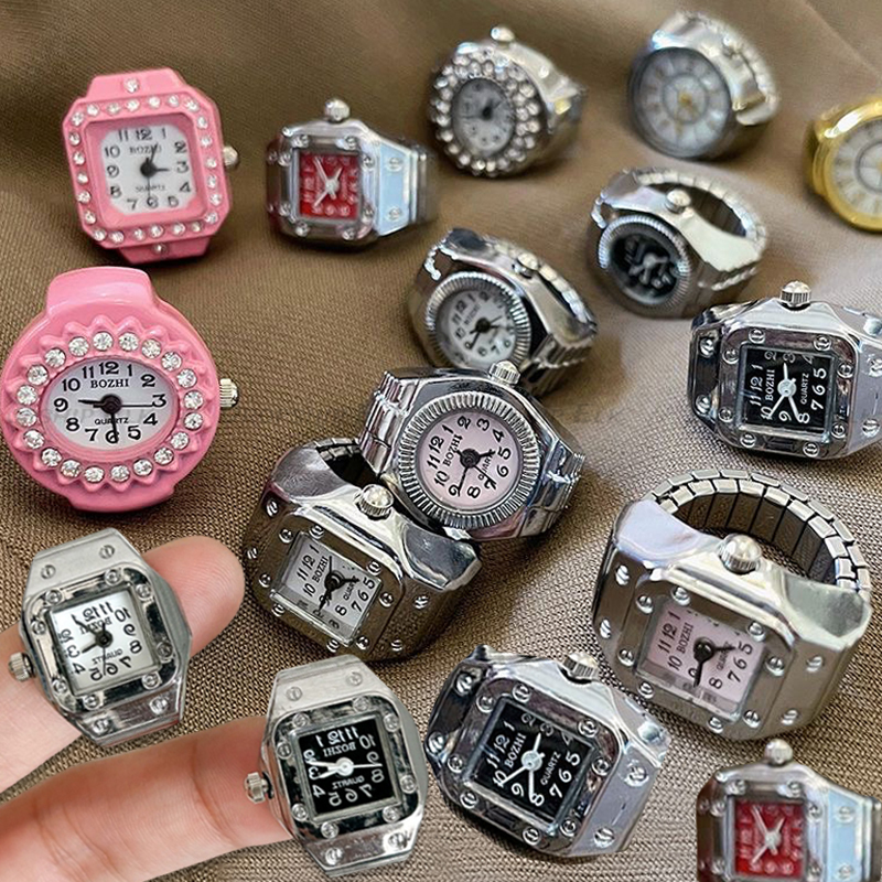 Hot Selling Finger Watch Ring  - Vintage Jewelry Watches Women 评论和价格