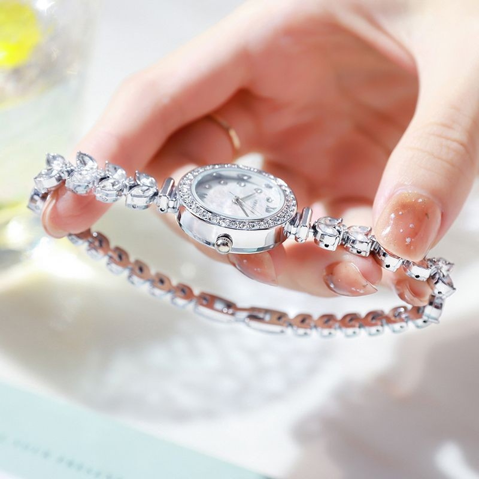 Womens Vintage Rhinestone Watc - Vintage Jewelry Watches Women 评论和价格