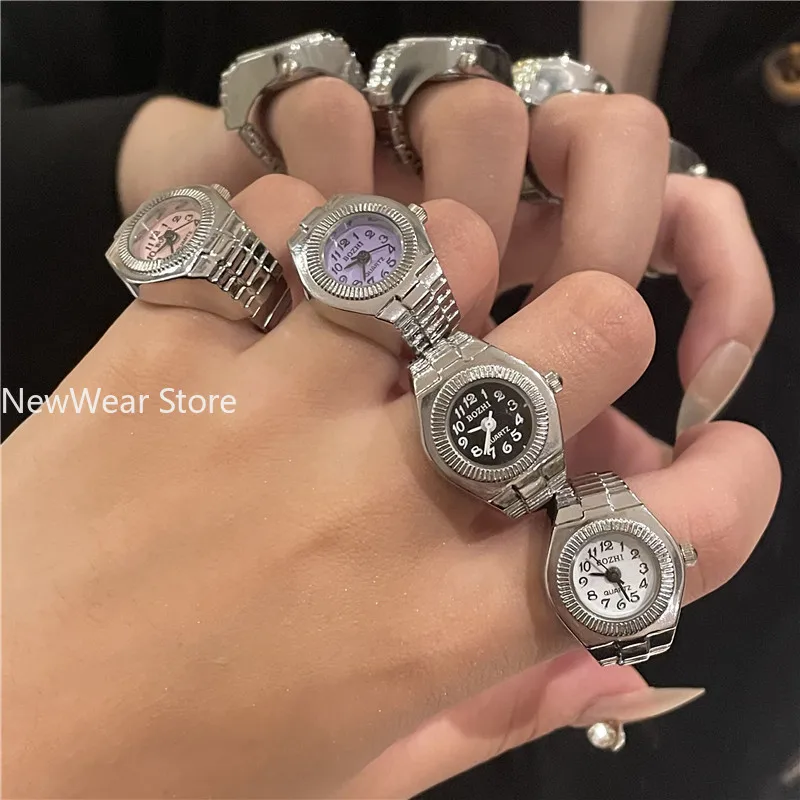 Vintage Punk Finger Watch Mini - Vintage Jewelry Watches Women 评论和价格