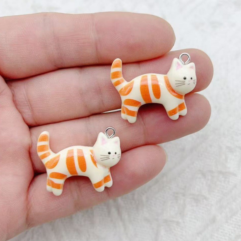 10pcs resin cartoon cat animal - Jewelry & Watches Review 评论和价格