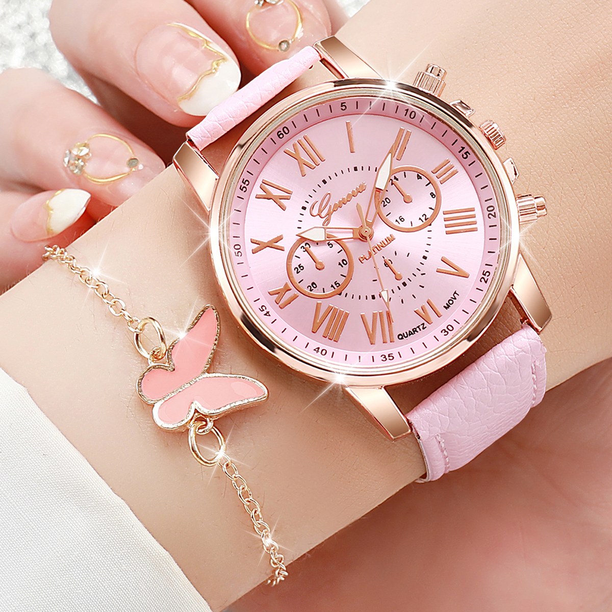 6PCS/Set Fashion Women Watches - Mystery Jewelry Jar Watches 评论和价格