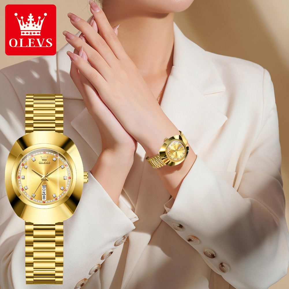 OLEVS 7017 New Diamond Luxury  - Jewelry Diamond Watches 评论和价格