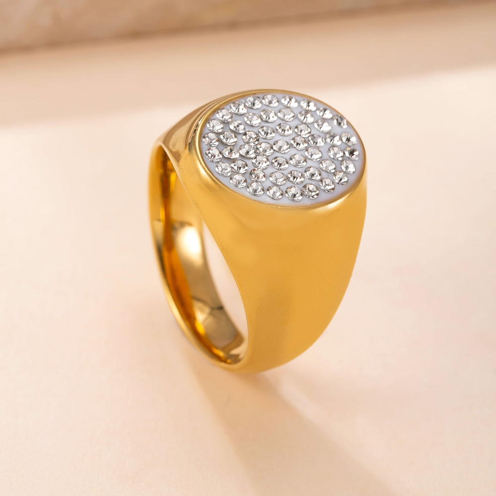 Luxury 316L Stainless Steel Fo - Moissanite Ring 评论和价格