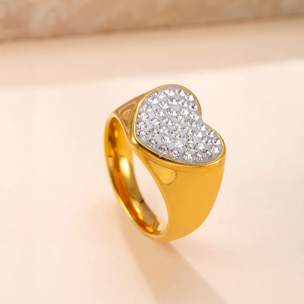 Luxury 316L Stainless Steel Fo - Moissanite Ring 评论和价格