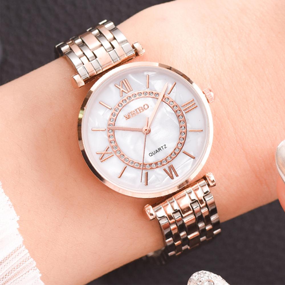 Luxury Crystal Women Bracelet  - Jewelry Diamond Watches 评论和价格