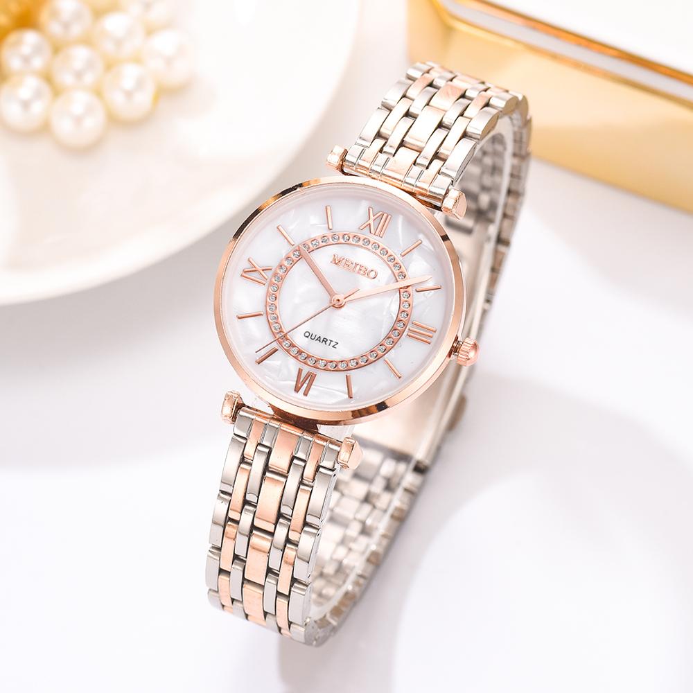 Luxury Crystal Women Bracelet  - Jewelry Diamond Watches 评论和价格