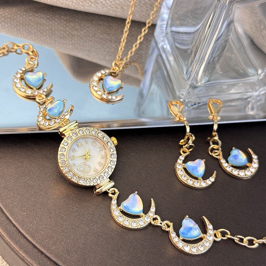 3pcs/set Vintage Love Moon Jew - Vintage Jewelry Watches Women 评论和价格