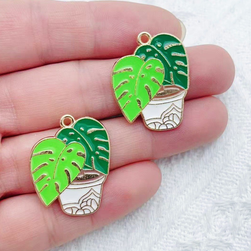 10pcs Cactus Plant Oil Drop Al - Jewelry & Watches Review 评论和价格