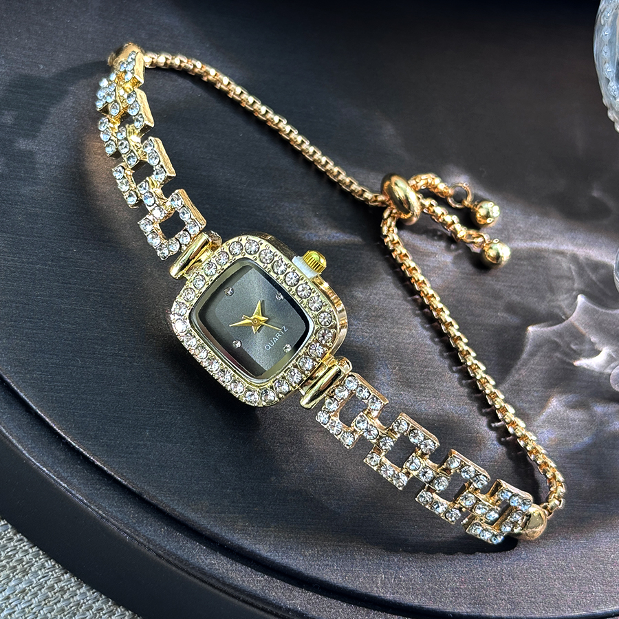 Cross-border new small square  - Jewelry Diamond Watches 评论和价格
